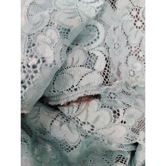 Guess Babydoll Tank Top 2XS Underwired Lace Fitted Sheer VTG 90s Y2K Coquette - Picture 7 of 8